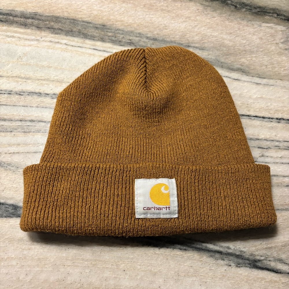 Carhartt Brown Knit Beanie